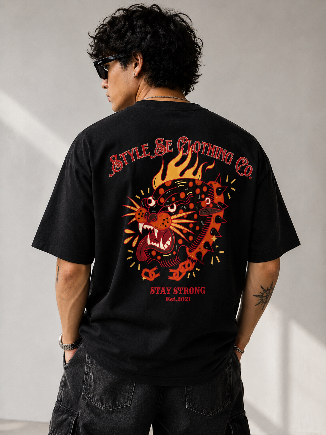 Hood Life Oversized T-shirt - Image 2